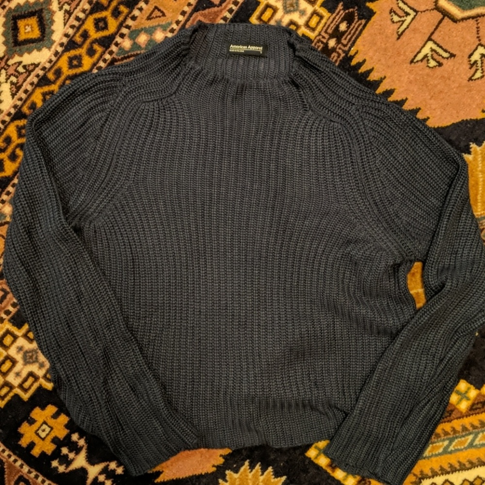 American Apparel Cropped Sweater